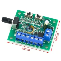 ماژول کنترل درایور و دور موتور براشلس 8V-24V با جریان خروجی 5 آمپر
