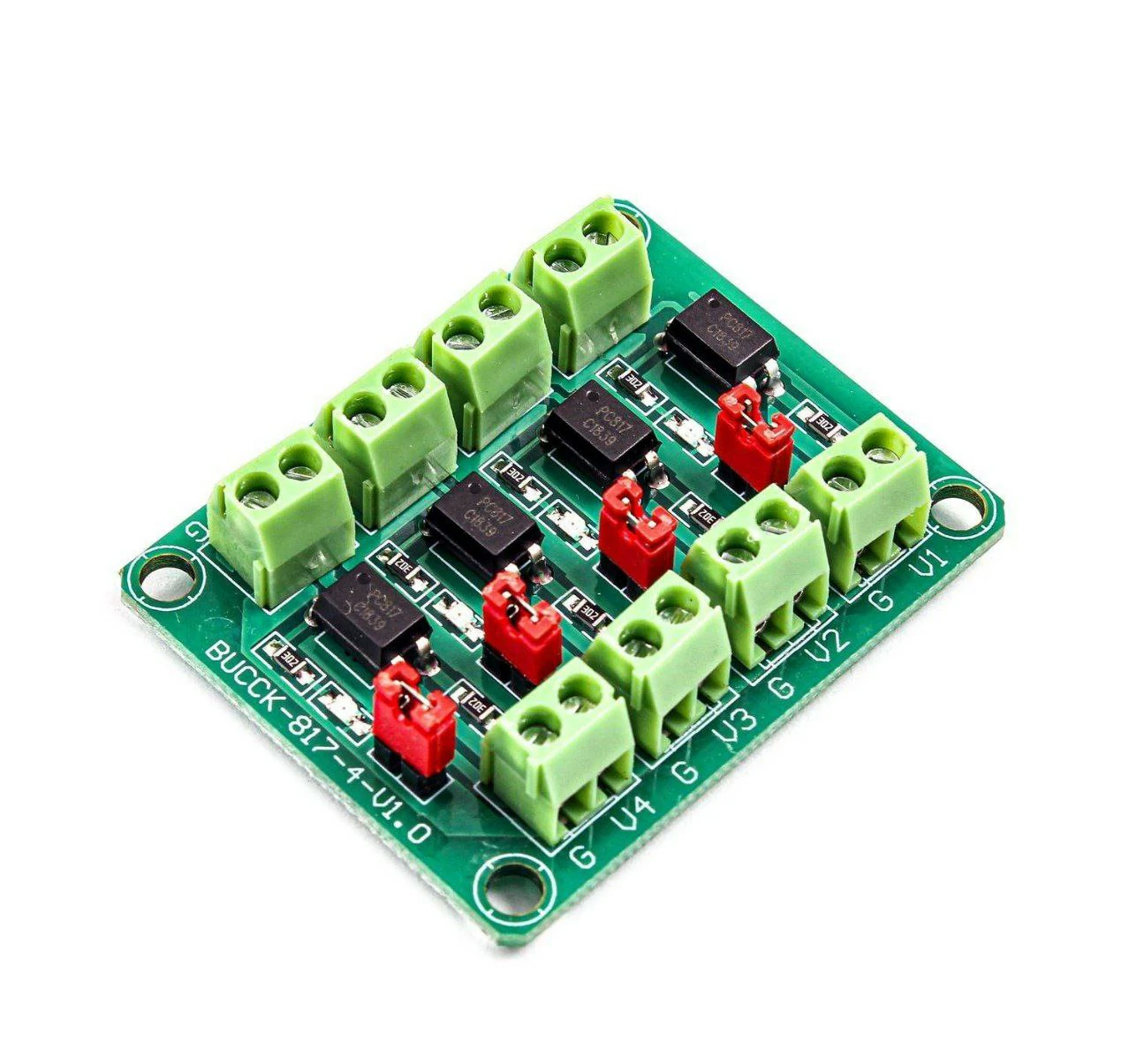 ماژول ایزولاتور 4 کانال اپتوکوپلری PC817