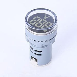 ولت مترAC چراغ سیگنالی (سفید) 22mm