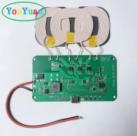 ماژول شارژر وایرلس 20W با ورودی Type-C به همراه صفحه کویل شارژ