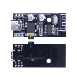 ماژول بلوتوث صوتی MH-M28 دارای جک هدفن سوکت TYPE-C