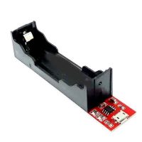 ماژول شارژر باتری 18650 TP4056/TEC4056 با جاباتری و برد پاوربانک 5 ولت Micro USB