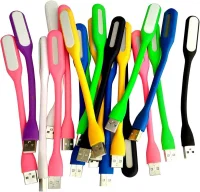 چراغ LED USB خم شو (سفید)