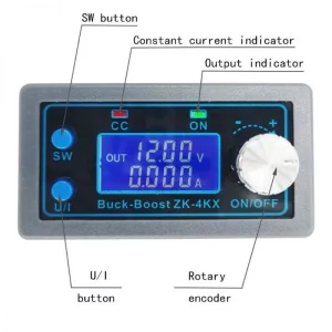 ماژول مبدل DC-DC افزاینده و کاهنده 35 وات 4 آمپر ZK-4KX