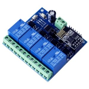 ماژول رله 4 کاناله 5 ولت با قابلیت کنترل WiFi ESP۸۲۶۶