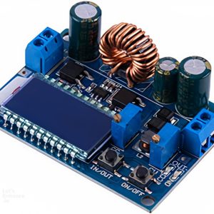 ماژول مبدل DC-DC کاهنده و افزاینده HW-140 دارای نمایشگر با امکان کنترل جریان و ولتاژ خروجی
