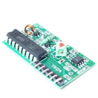 ریموت طرح چوبی کد فیکس 315MHZ فرستنده و گیرنده 4 کاناله PT2272-M4