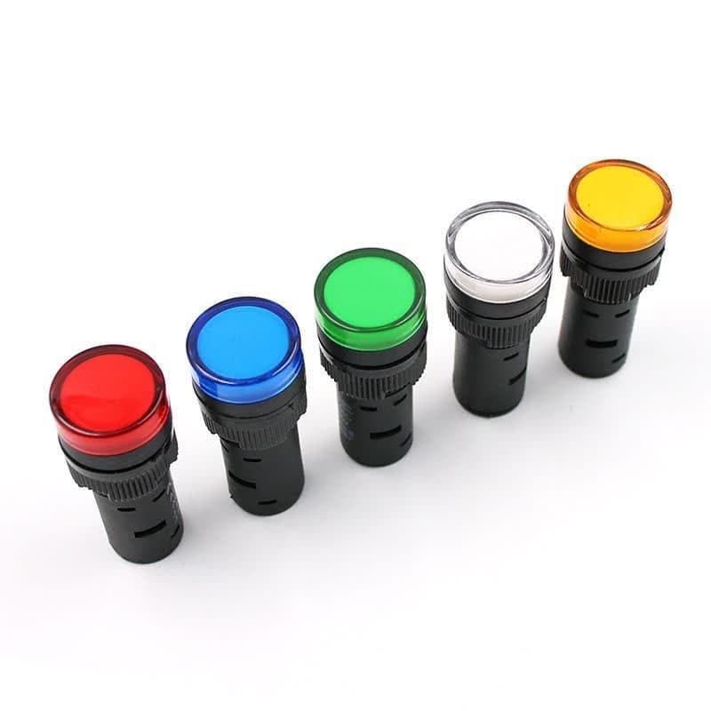 چراغ سیگنال گرد تابلویی DC-12V (سبز)