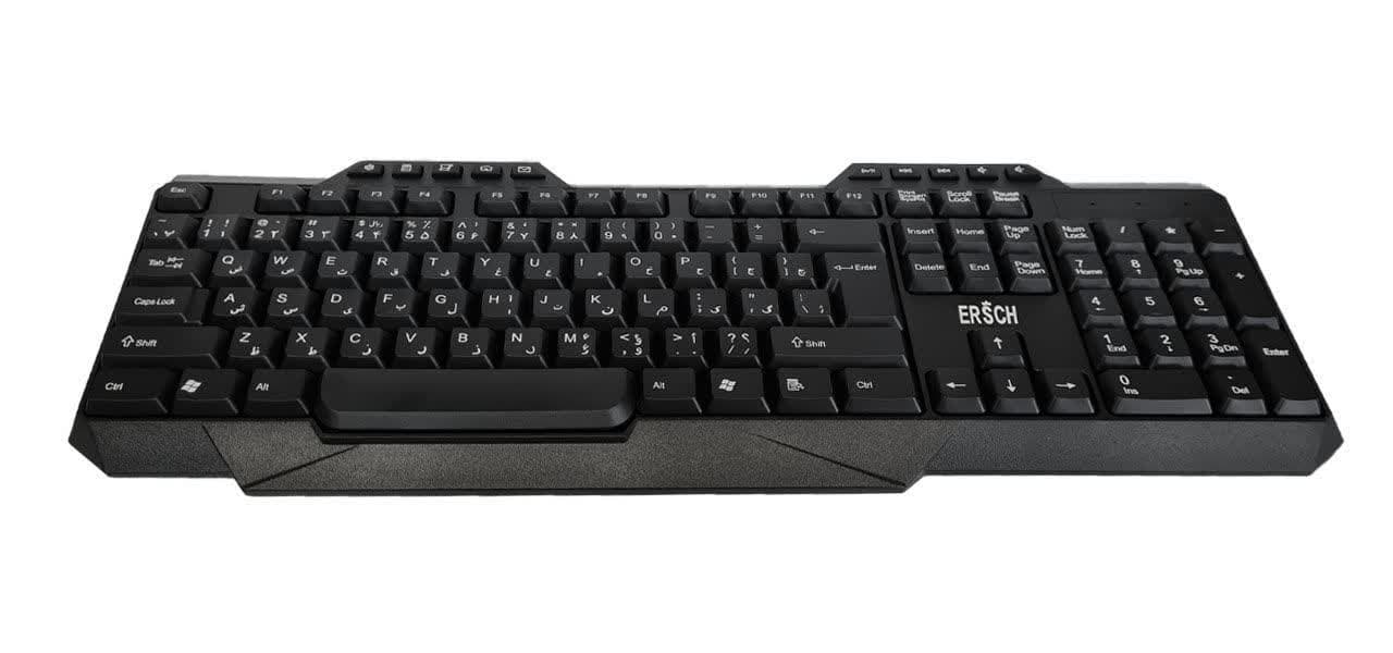 کیبورد کامپیوتر سیم دار ERSCH مدل K839