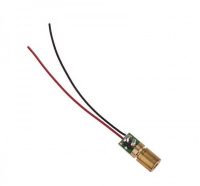 لیزر کوچک برنجی 5mW-3V نقطه ای قرمز (قطر 5 میل)